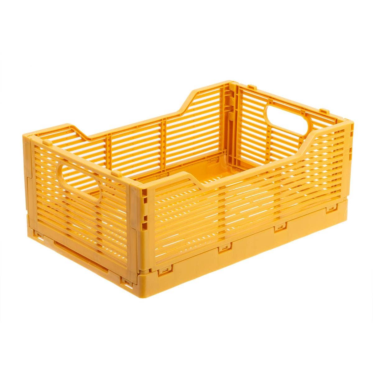 Truu Design Folding Storage Crate, 12x8x4.5",7 colors