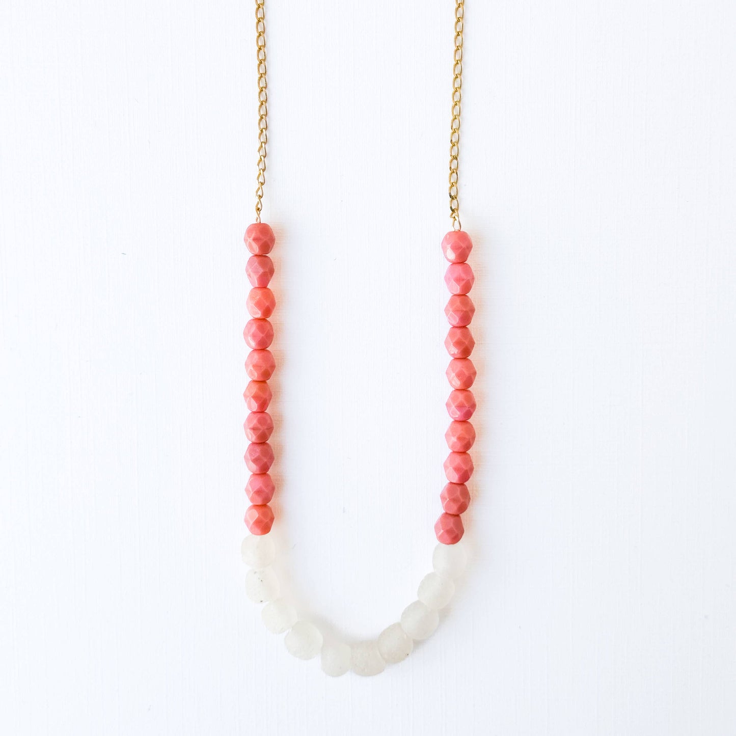 Recycled African Glass And Mixed Bead Necklace