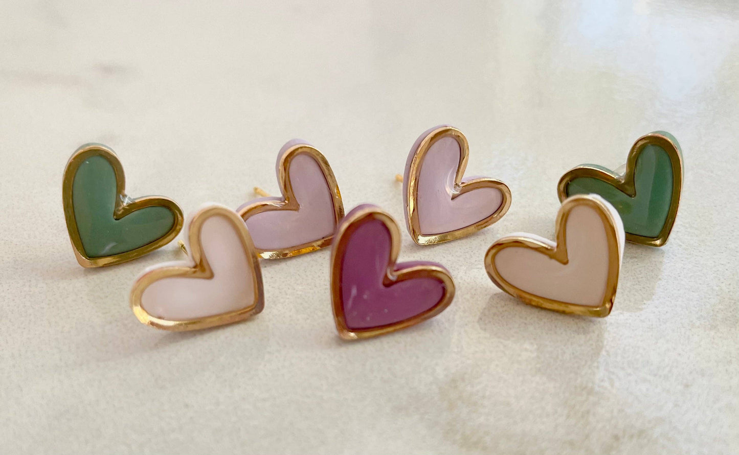 Heart Studs
