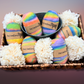 Felted Soap PASTEL RAINBOW BLEND Light Colors Spring Easter