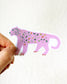 Jaguar Vinyl Glitter Sticker