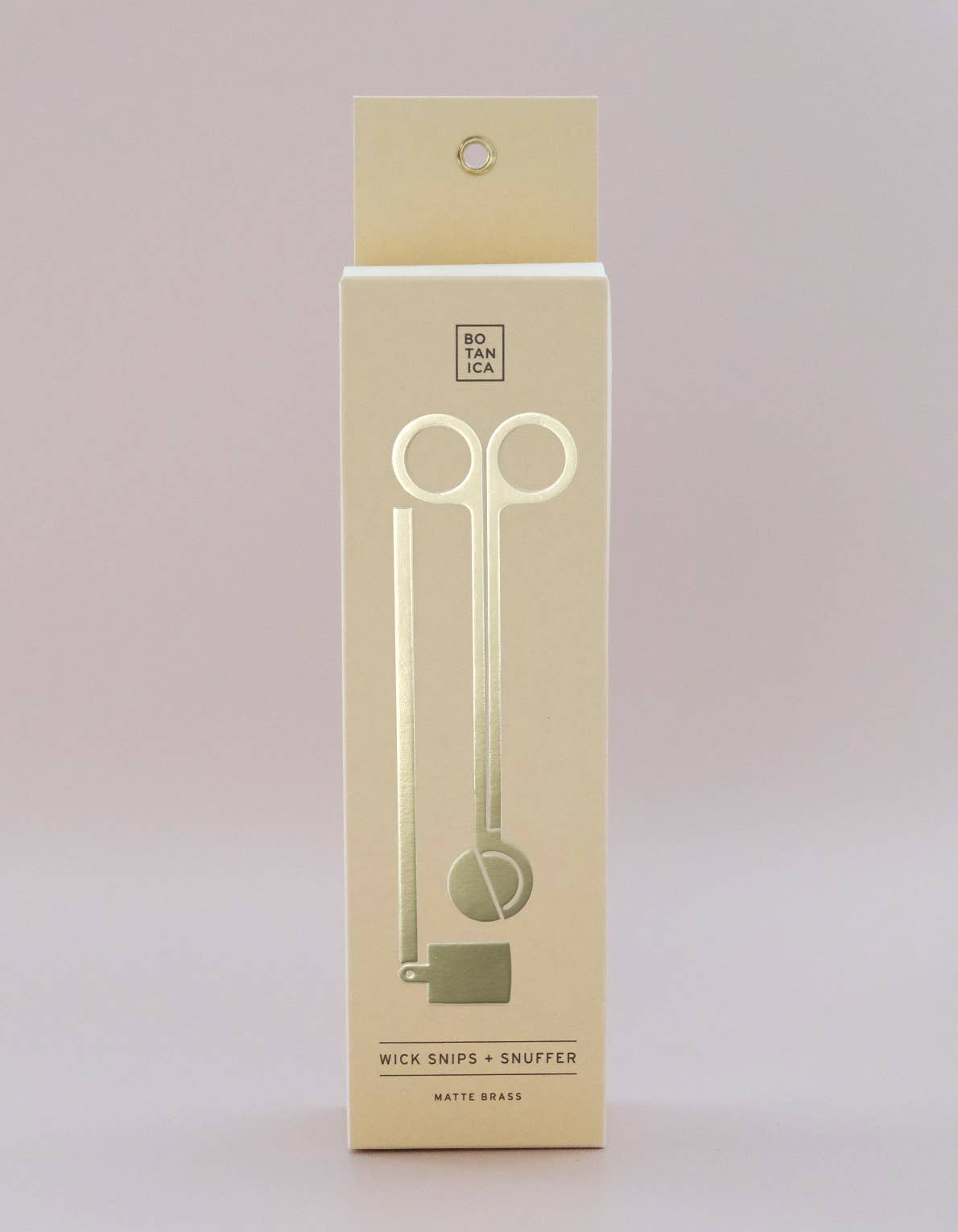 Wick Snips + Snuffer Gift Box Set | Matte Brass