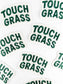 Touch Grass Embroidered Patch Funny Outdoors Iron On Patch