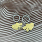 Handmade Ginkgo Earrings