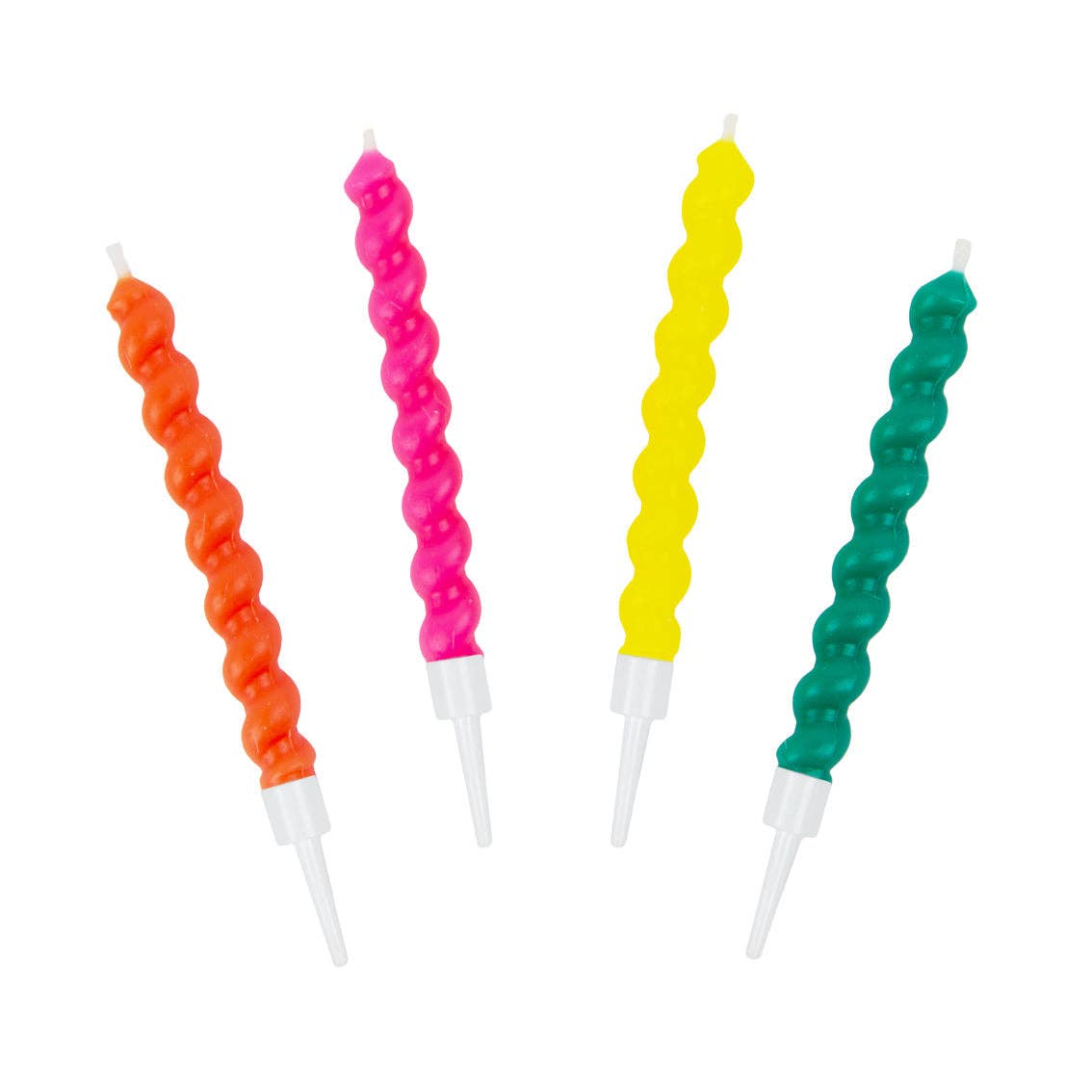 Twirl Birthday Candles - 8 Pack | Cake Candles |