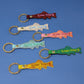 Gone Fishing Leather Key Fob