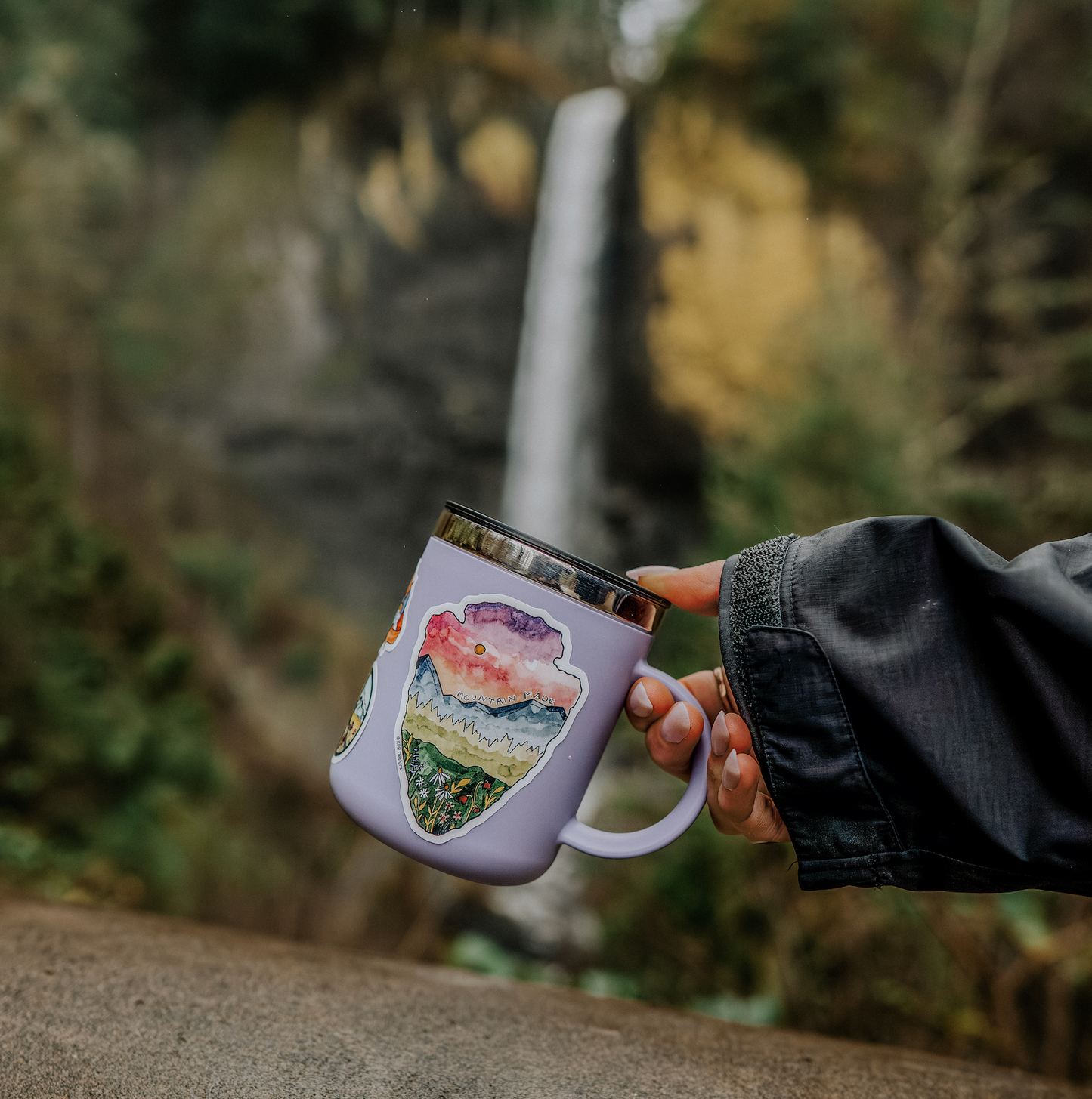 Tree Stump Heart Vinyl Sticker