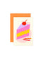 Groovy Cake – Birthday Mini Note Card