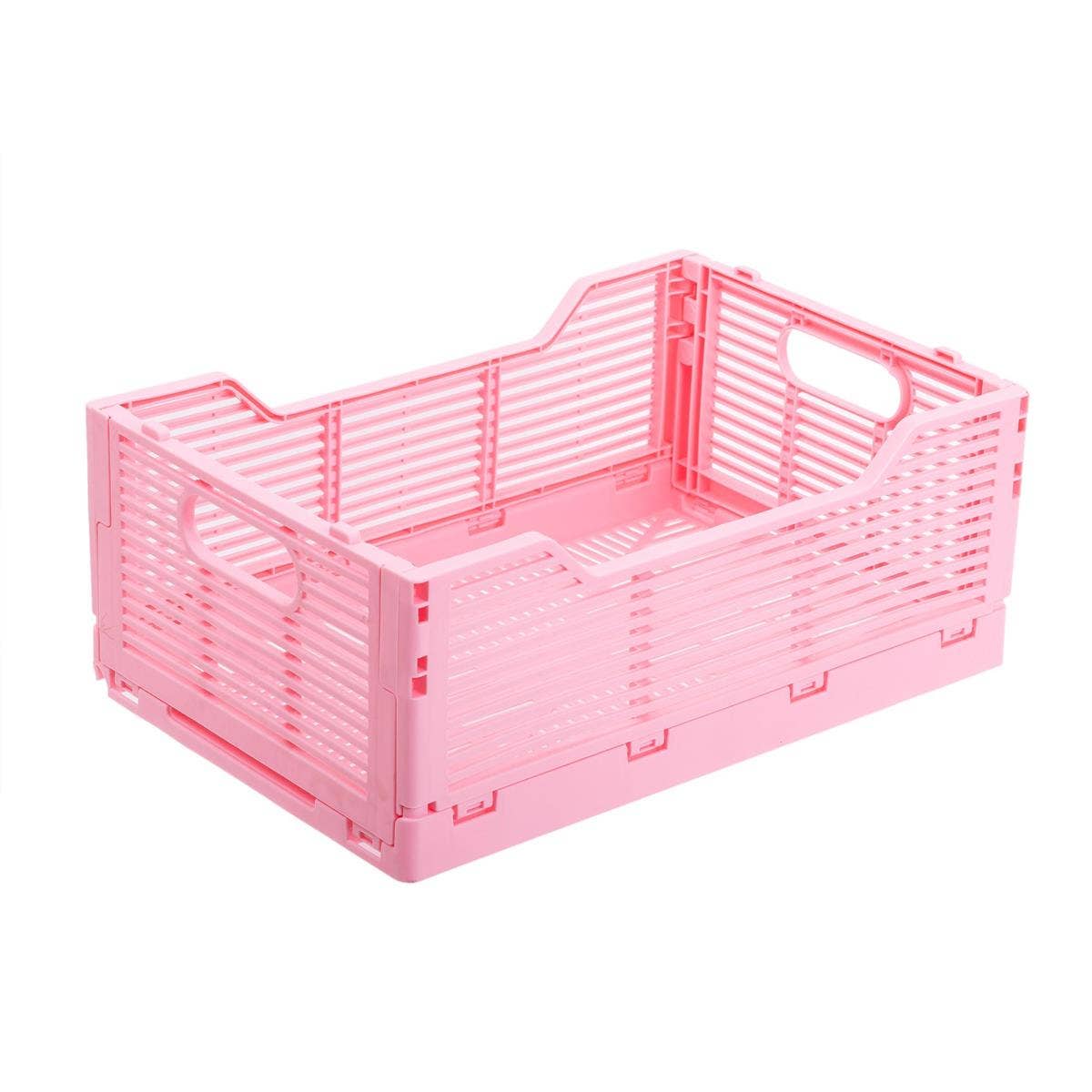 Truu Design Folding Storage Crate, 12x8x4.5",7 colors