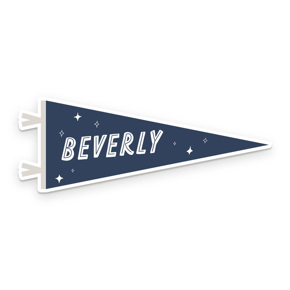 Saranac lake Pennant Sticker