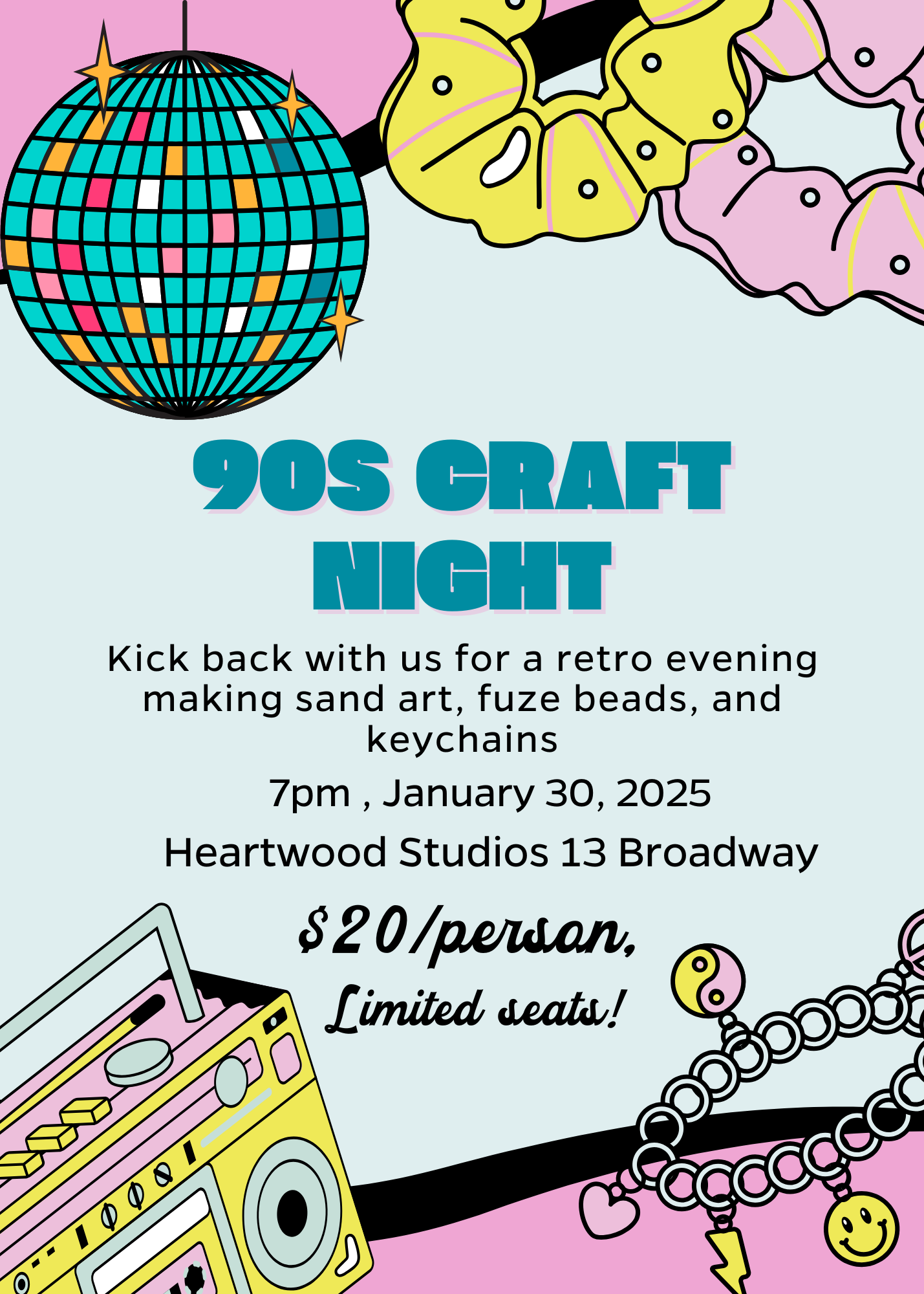 90s Craft Night - January 30th, 2025