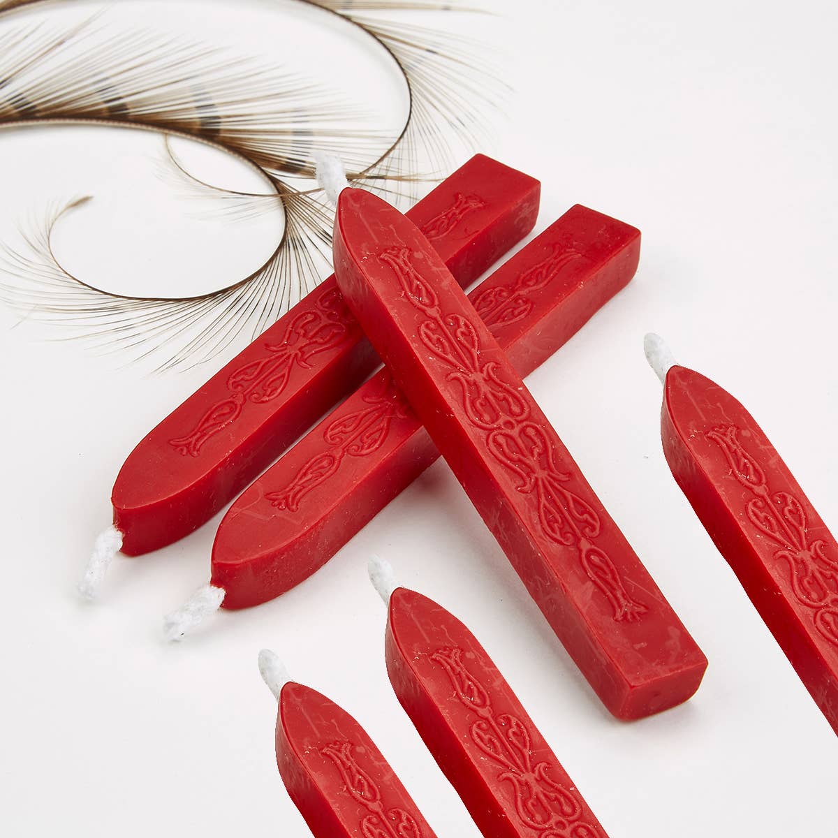 Sealing Wax Sticks with wick by color Bulk- 25+ colors- 12's