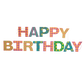 BRIGHT HAPPY BIRTHDAY SEWN GARLAND