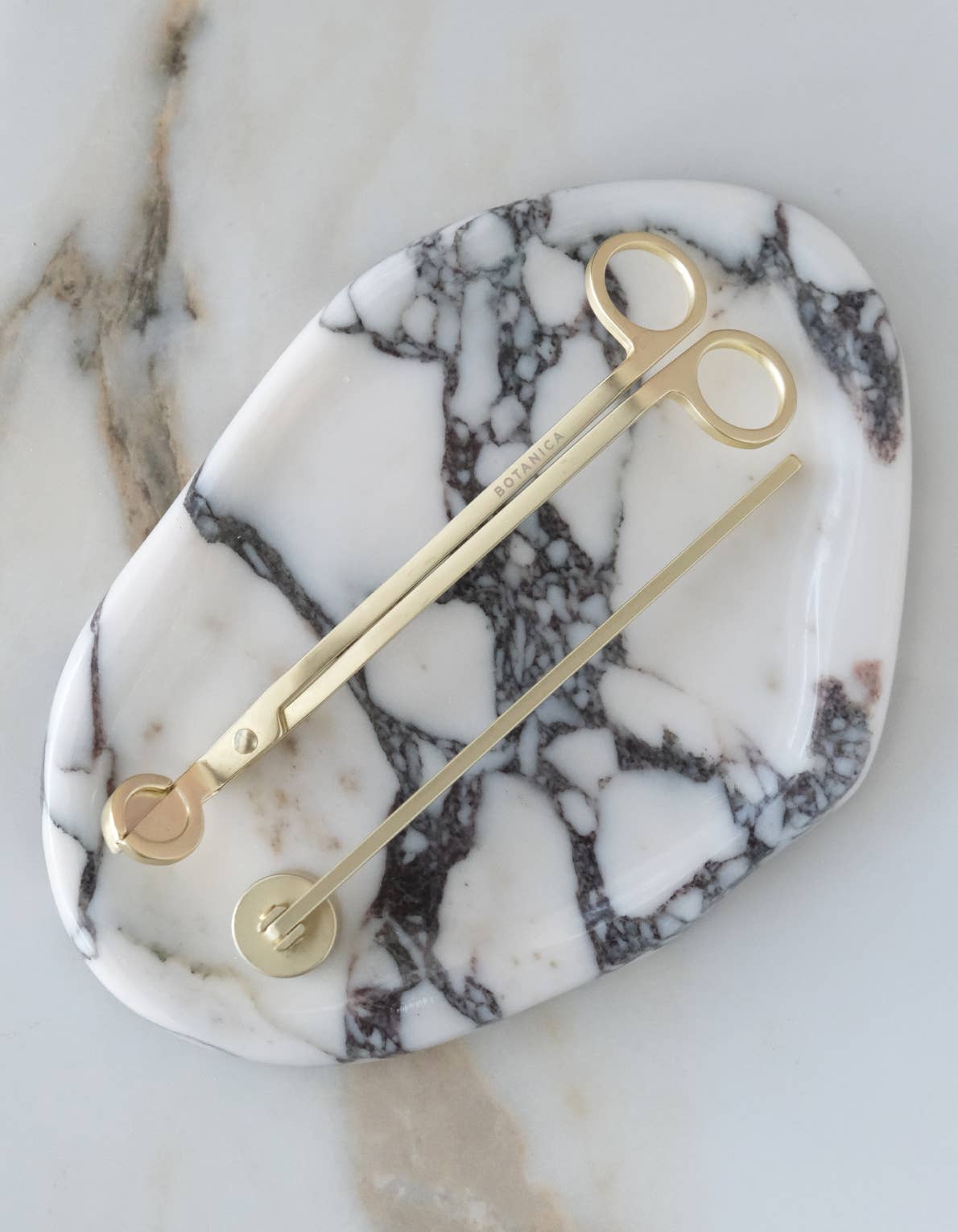 Wick Snips + Snuffer Gift Box Set | Matte Brass