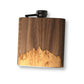 6 oz. Wooden Hip Flask (with Gift Box Options)