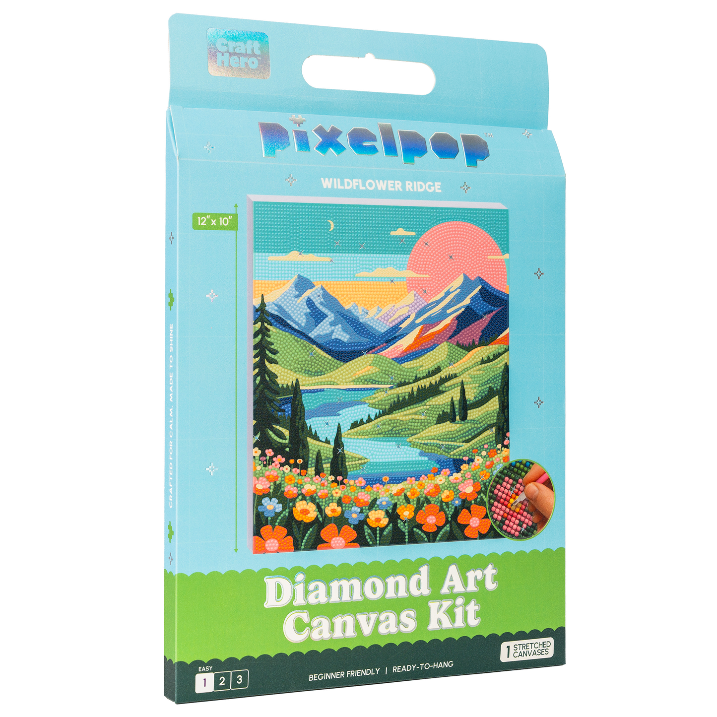 PixelPop™ Diamond Art — Reset Edition - Wildflower Ridge