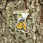 Monarch Butterfly Emerging Sticker