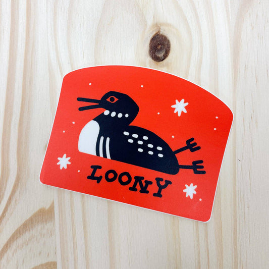 Loony Sticker