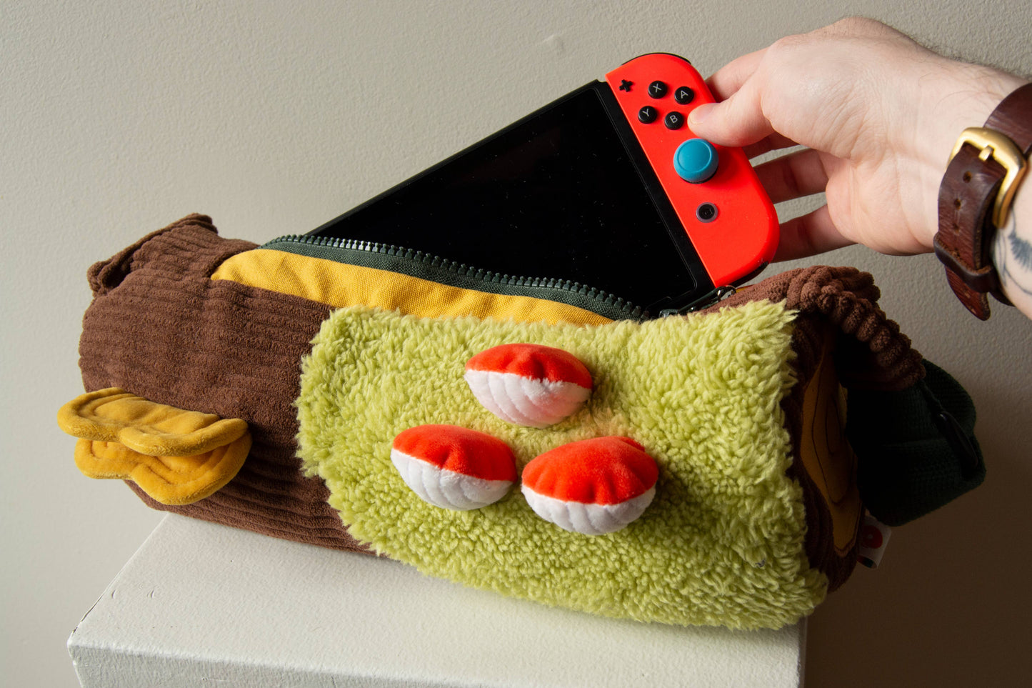 Corduroy Log Bag