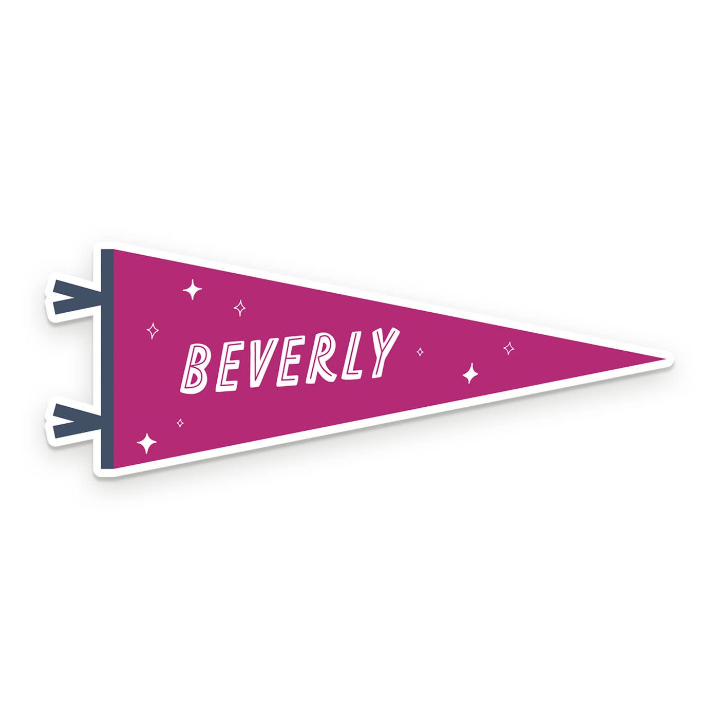 Saranac lake Pennant Sticker