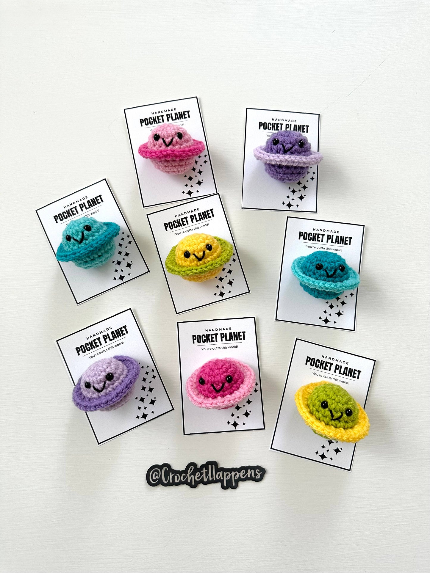 Pocket Planets - Set of 8 - Made to Order