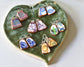 Broken Plate Dangle Earring  - Shard Shape