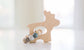 Moose Grasping Wooden Baby Toy with Teething Beads