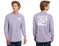 Saranac Lake Graphic Long Sleeve Tee - COMFORT COLORS Heavyweight Ring Spun Tee Unisex