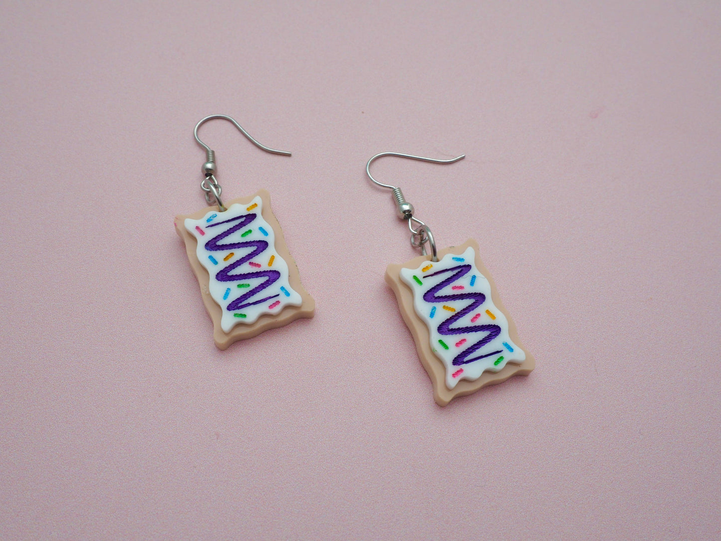 Toaster Pastry acrylic earrings