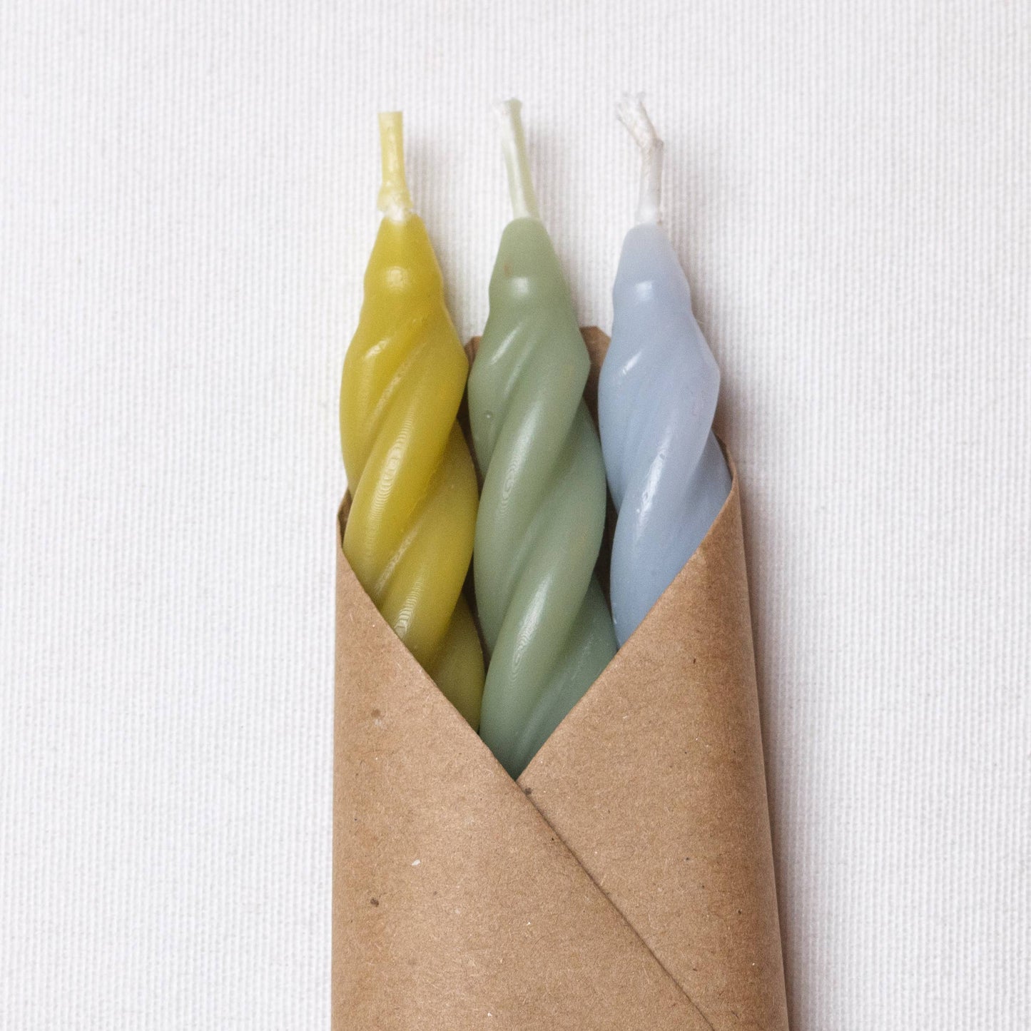 Hydrangea Beeswax Candles Set of 3