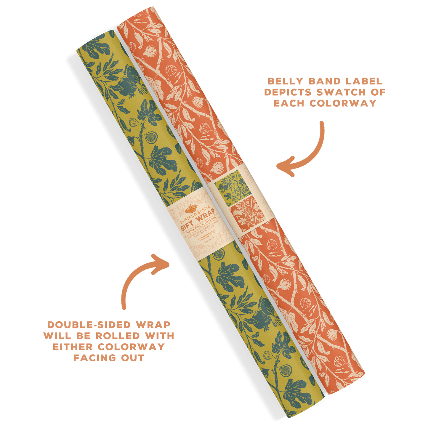 Recyclable Gift Wrap / Wrapping Paper: Flowering