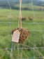 Alpaca-Fleece Filled Bird Nest Starter Grapevine Ball