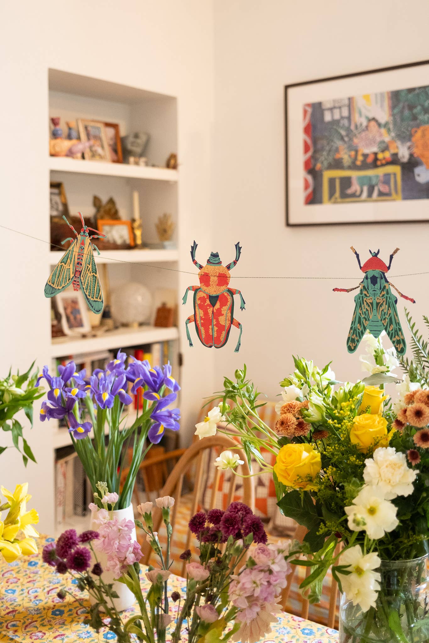 INSECTS SEWN GARLAND