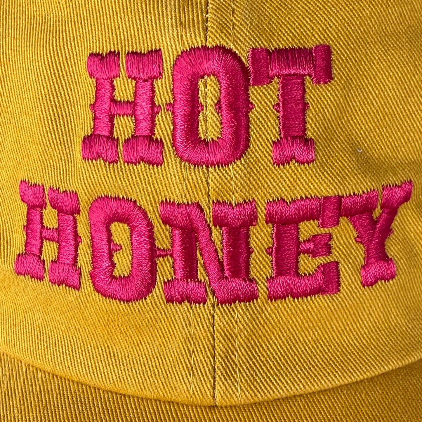 Hot honey baseball Cap Unisex Dad Hat chef mustard yellow