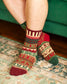 Noel Holiday Christmas Socks | Eco-Friendly USA Made