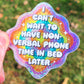 Phone time sticker glitter rainbow hydroflask planner