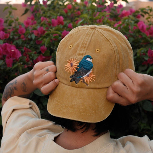 Tree Swallow Washed Hat