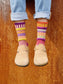 Hazel Crew Socks