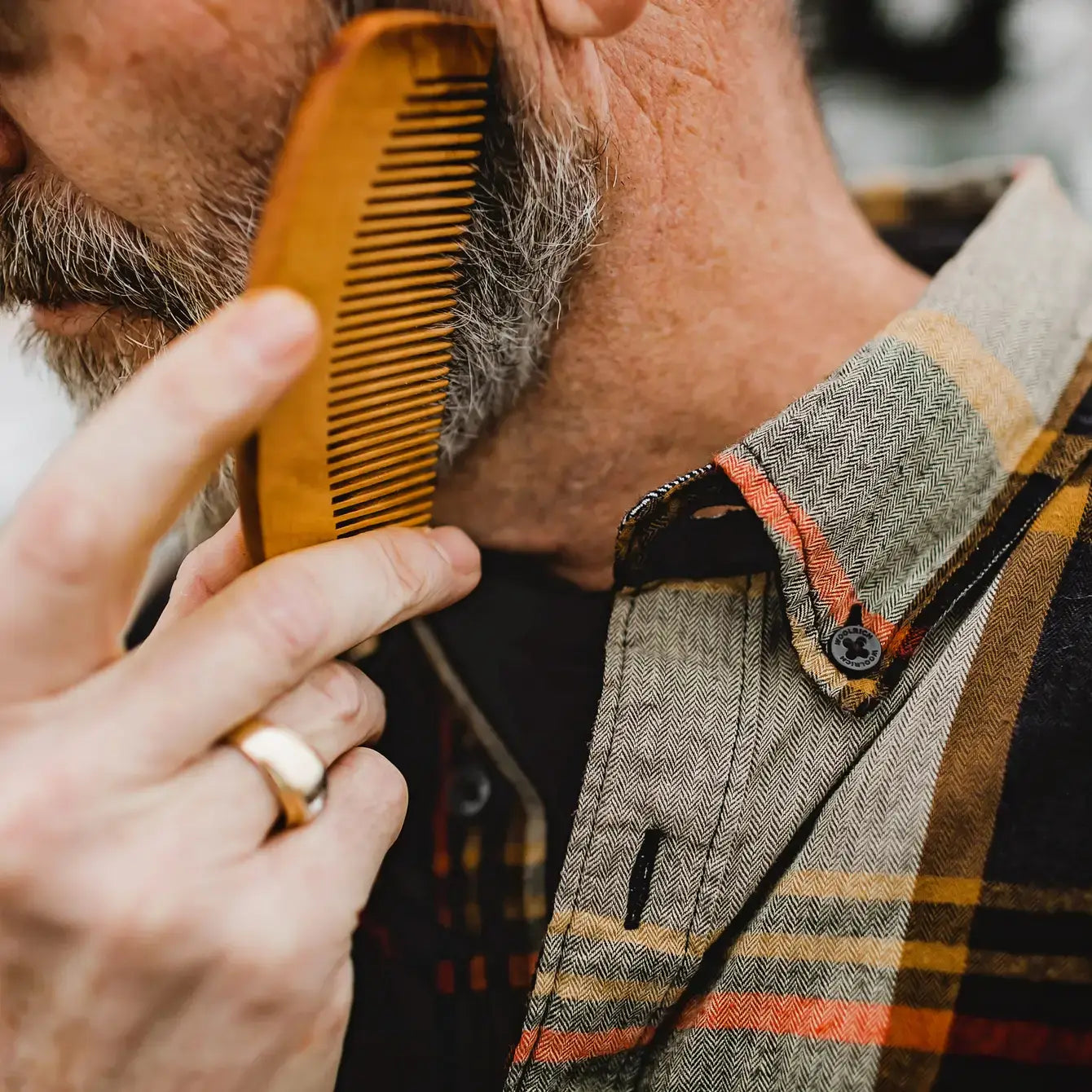 Wooden Beard Combs