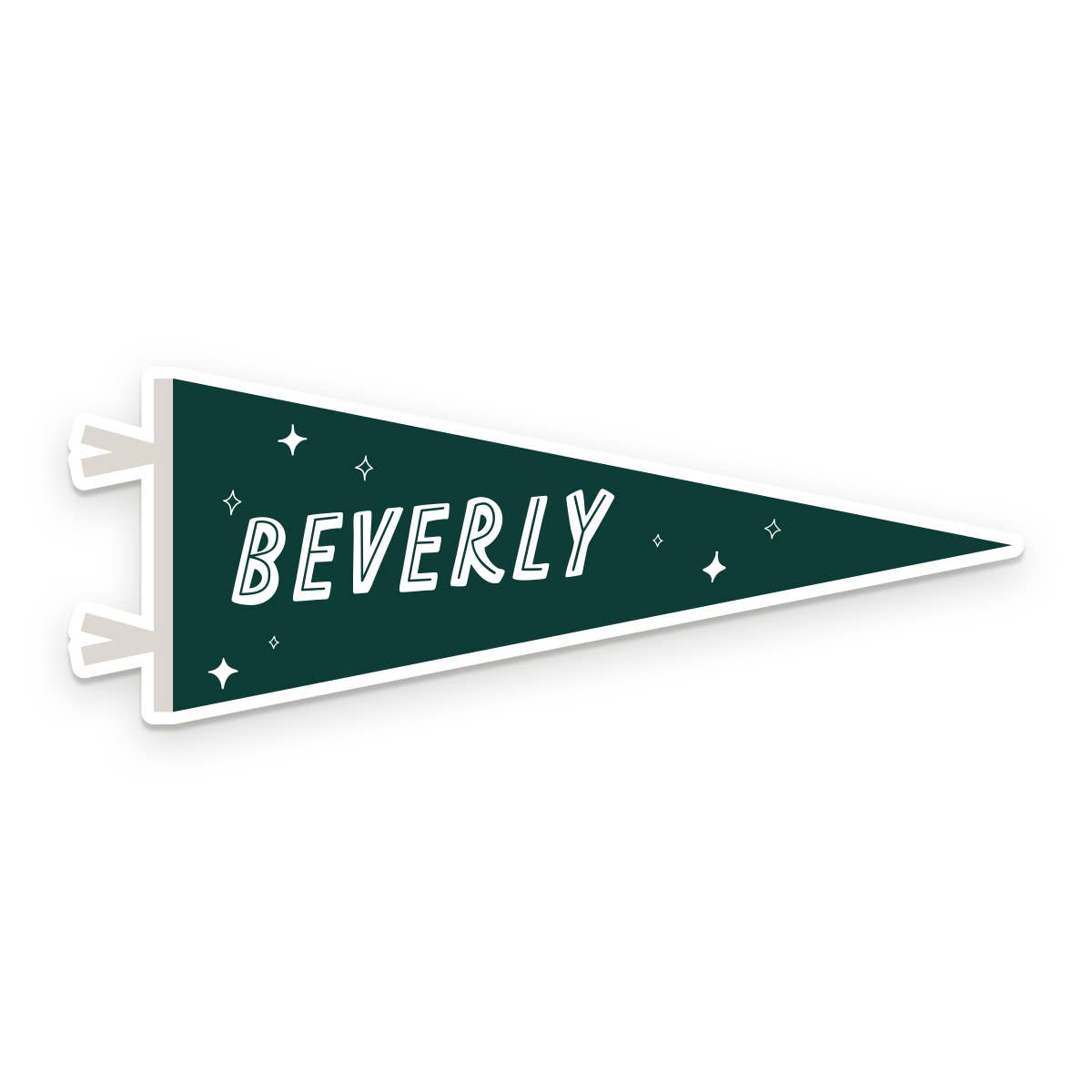 Saranac lake Pennant Sticker