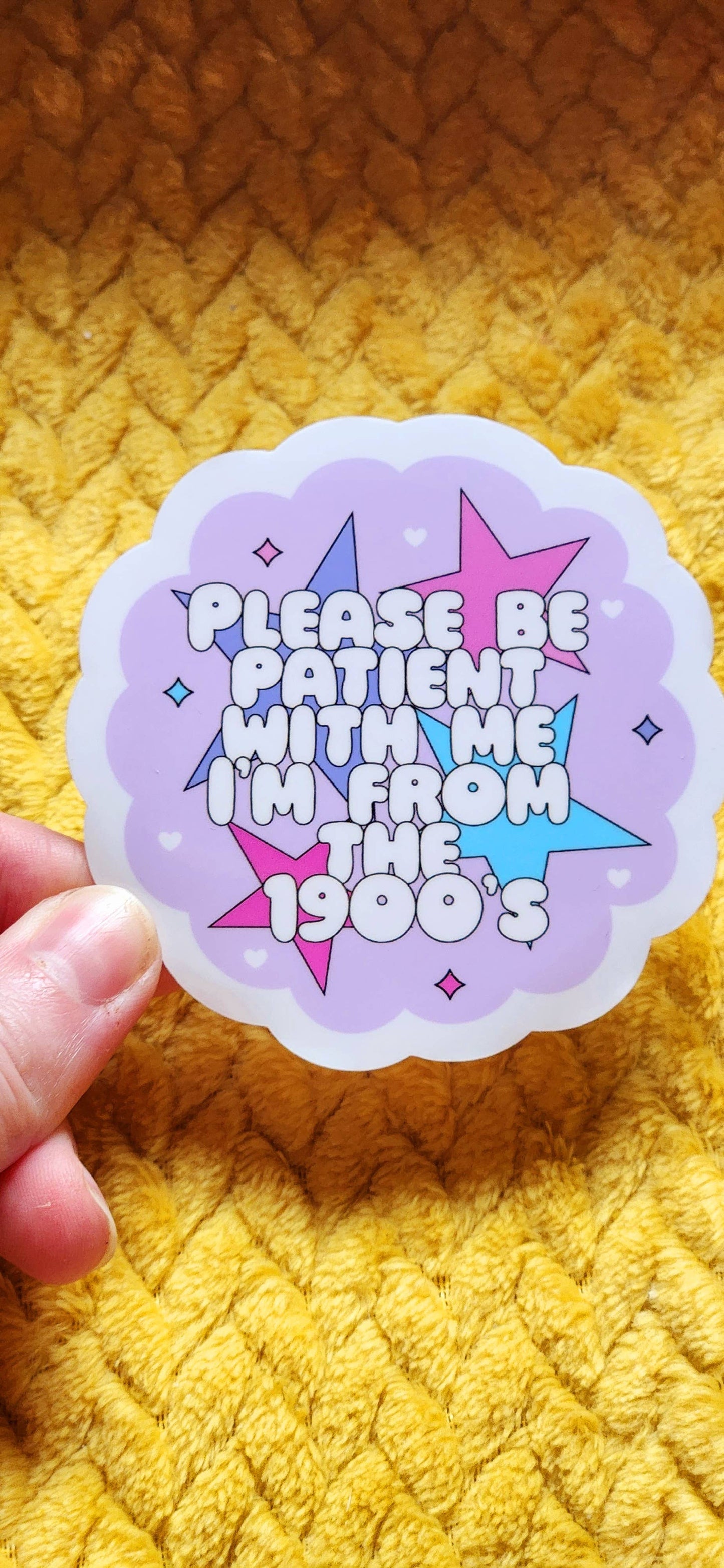 Please be patient sticker hydroflask planner