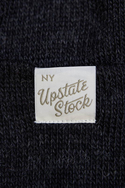 Black American Mohair Beanie
