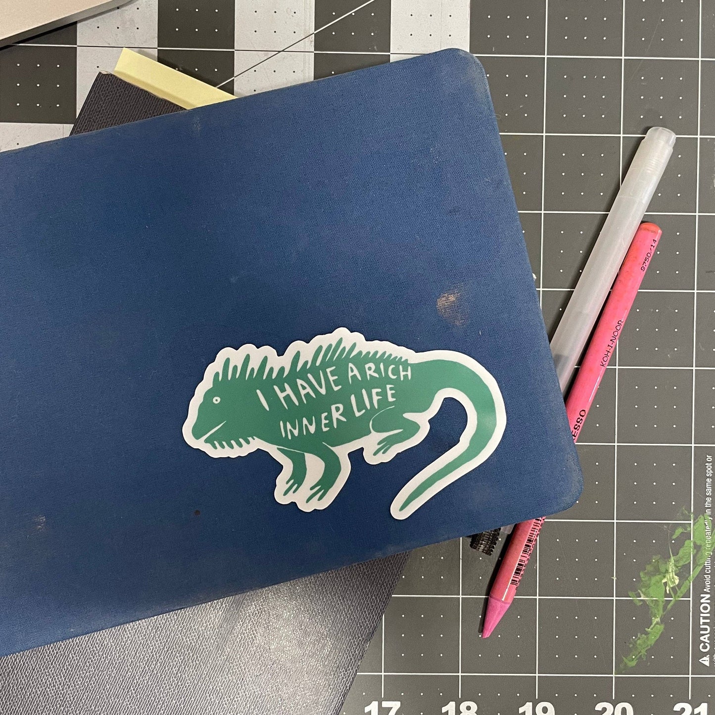 I Have A Rich Inner Life Sticker
