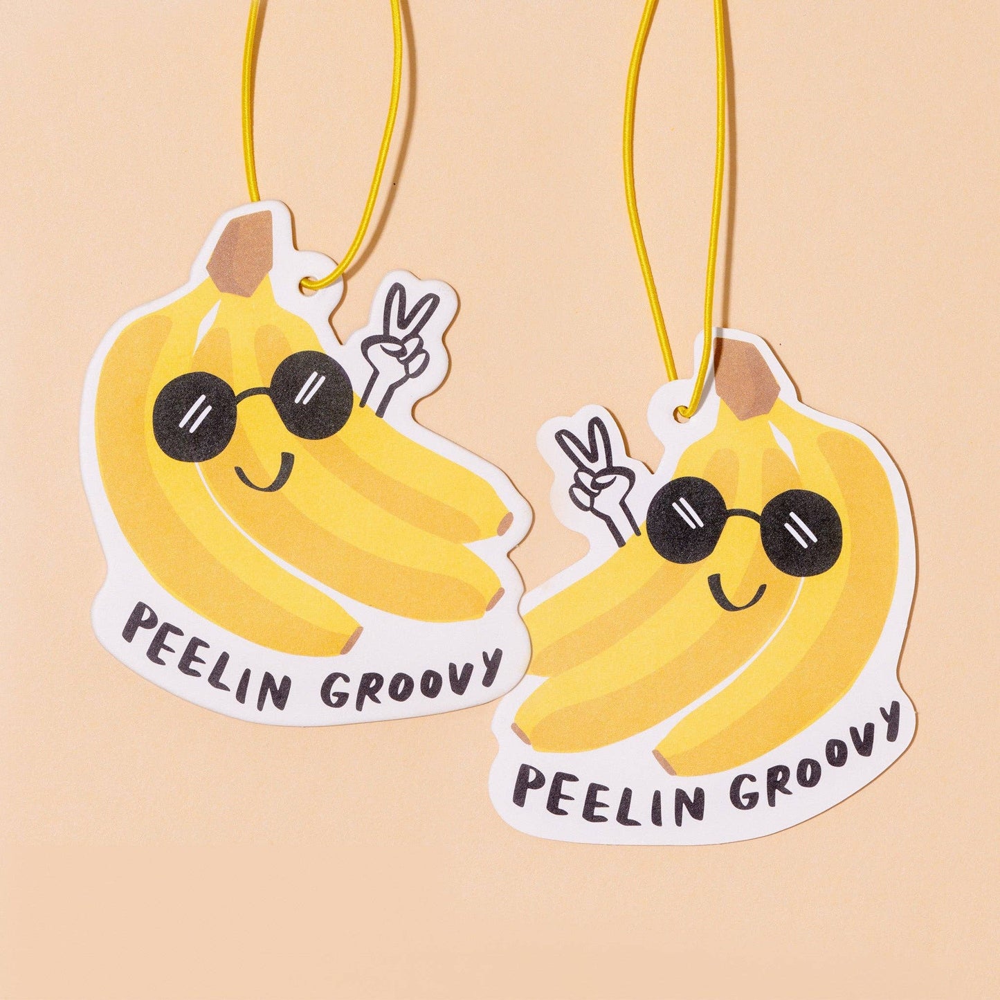 Peelin' Groovy Banana Air Freshener - Stocking Stuffer