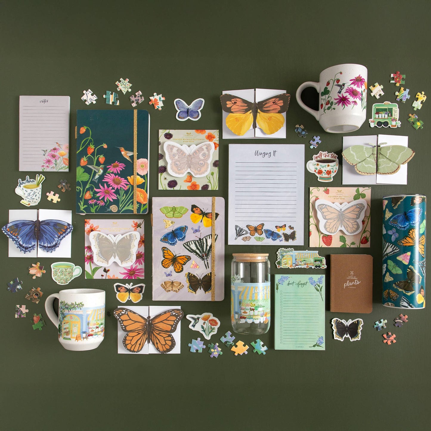 Flutter Friends Butterfly Fold-Out Greeting Card Set