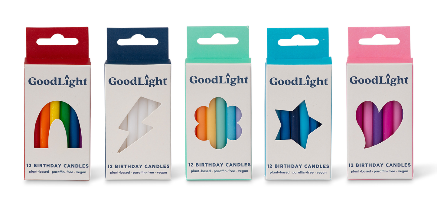 Vegan Birthday Candles | 12-Count Box