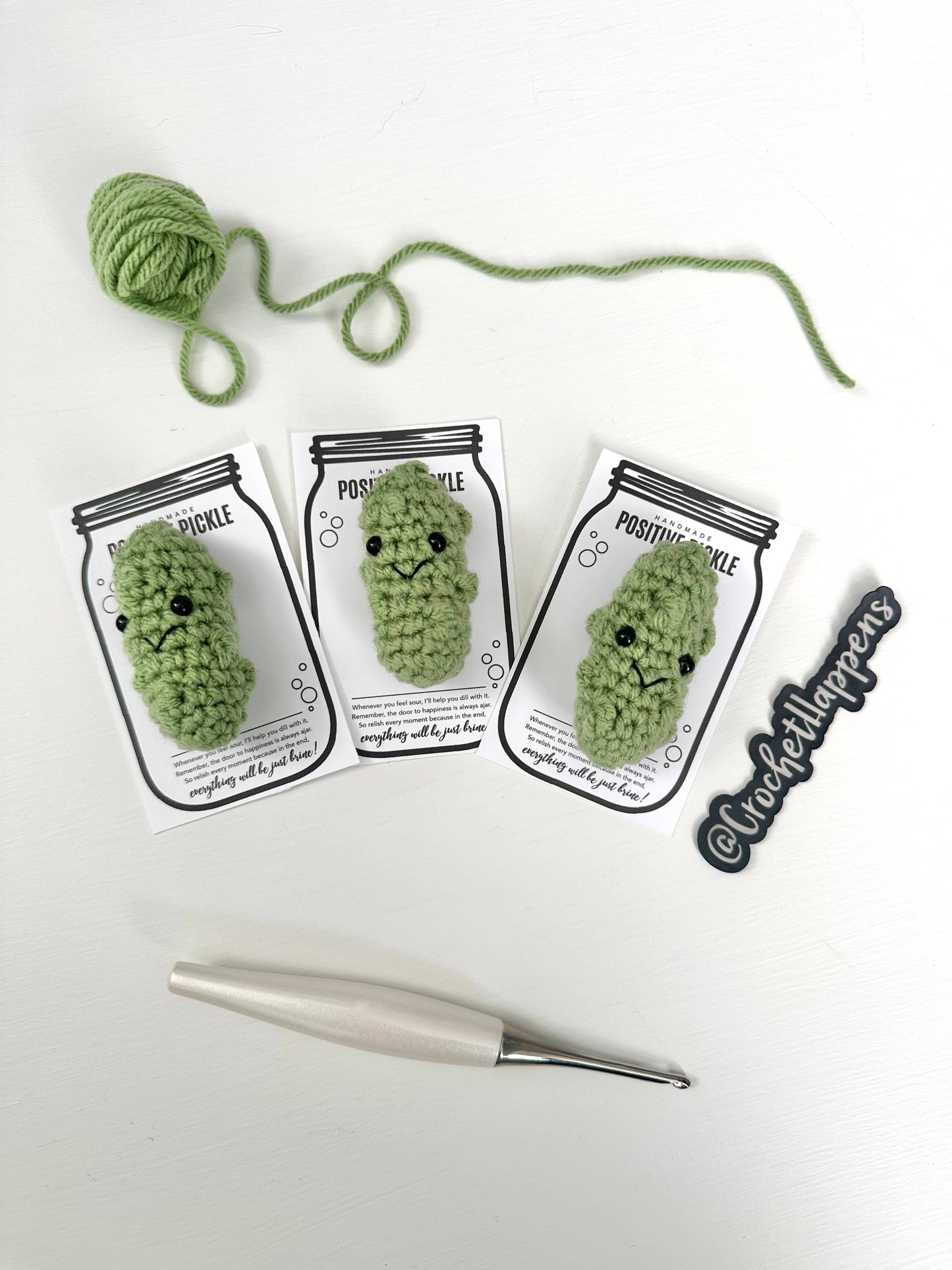 Positive Pickles - Set of 8 - Made to Order