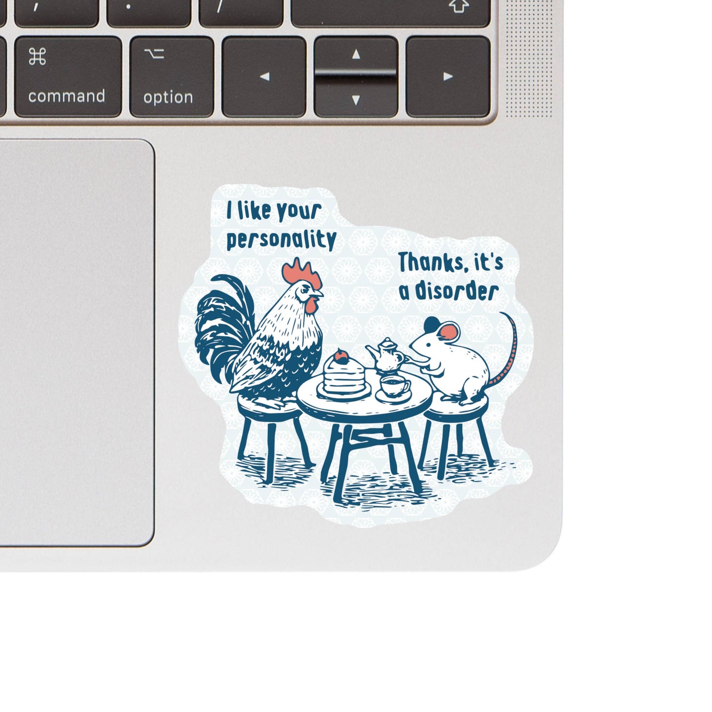 Cute Personality Disorder Animal High Quality Vinyl Sticker