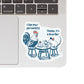 Cute Personality Disorder Animal High Quality Vinyl Sticker