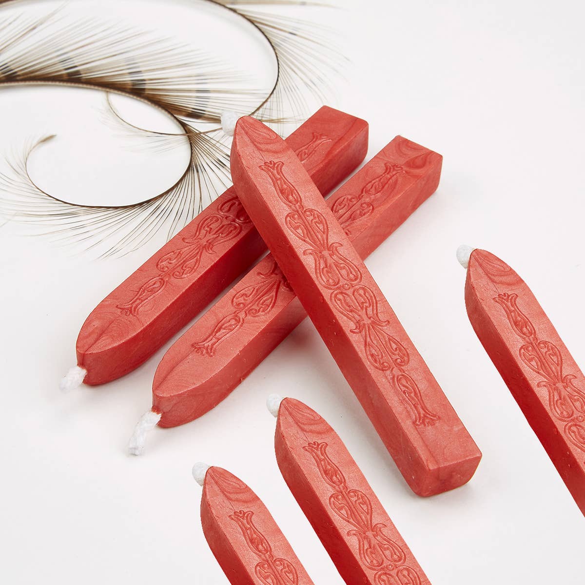 Sealing Wax Sticks with wick by color Bulk- 25+ colors- 12's